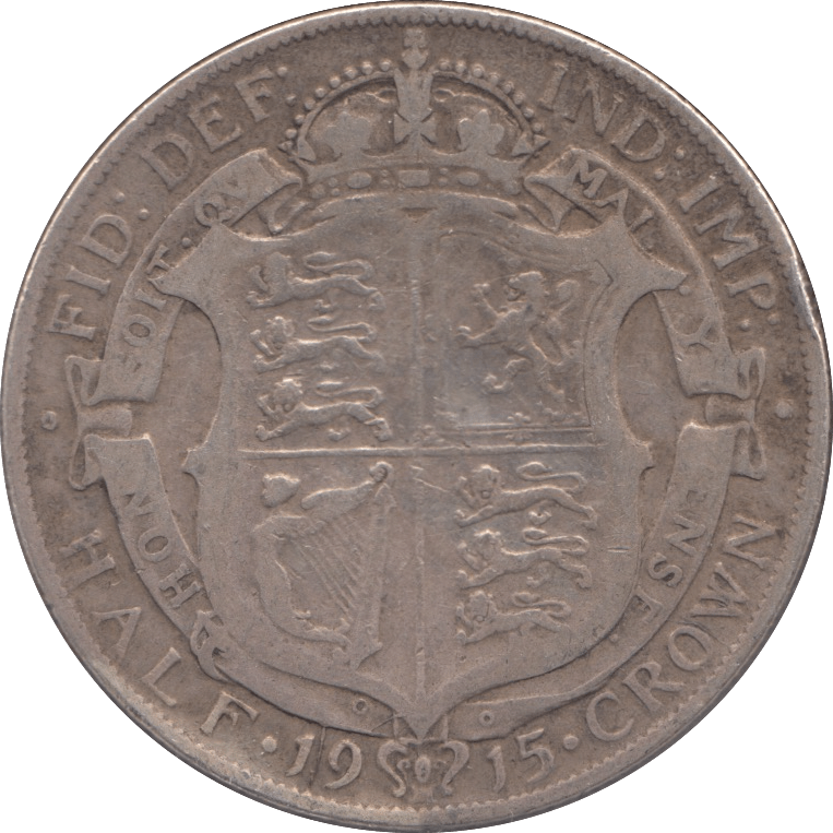 1915 HALFCROWN ( GF ) - HALFCROWN - Cambridgeshire Coins