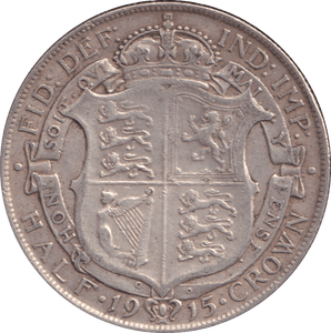 1915 HALFCROWN ( GF ) - HALFCROWN - Cambridgeshire Coins