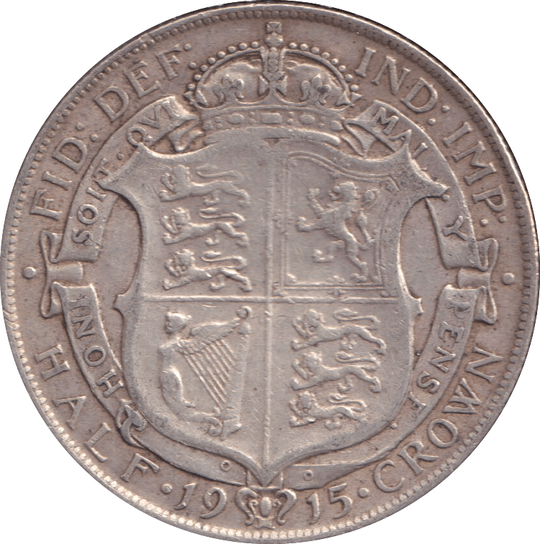 1915 HALFCROWN ( GF ) - HALFCROWN - Cambridgeshire Coins