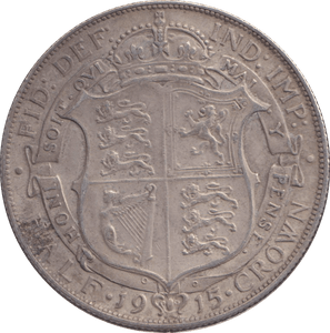 1915 HALFCROWN ( GF ) - HALFCROWN - Cambridgeshire Coins