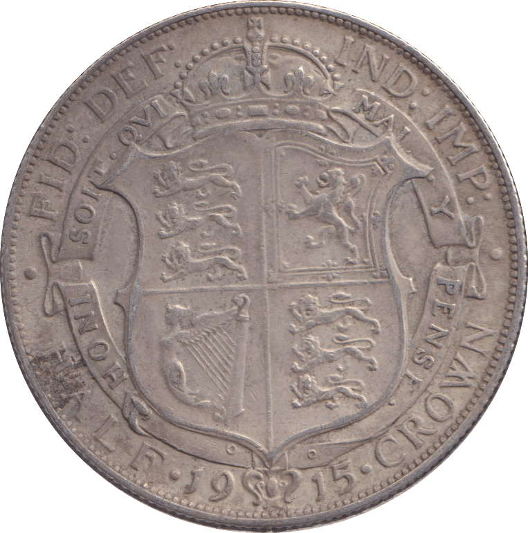 1915 HALFCROWN ( GF ) - HALFCROWN - Cambridgeshire Coins