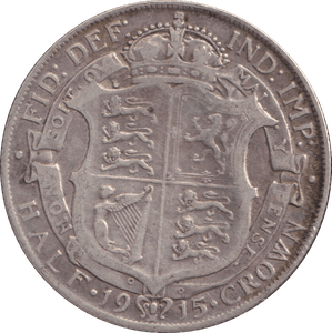 1915 HALFCROWN ( GF ) - HALFCROWN - Cambridgeshire Coins