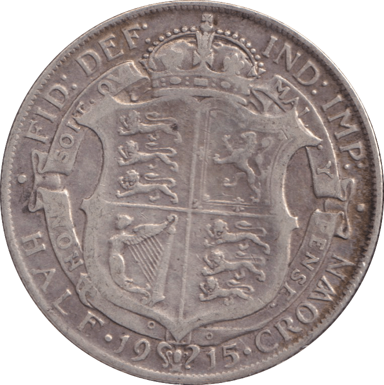 1915 HALFCROWN ( GF ) - HALFCROWN - Cambridgeshire Coins