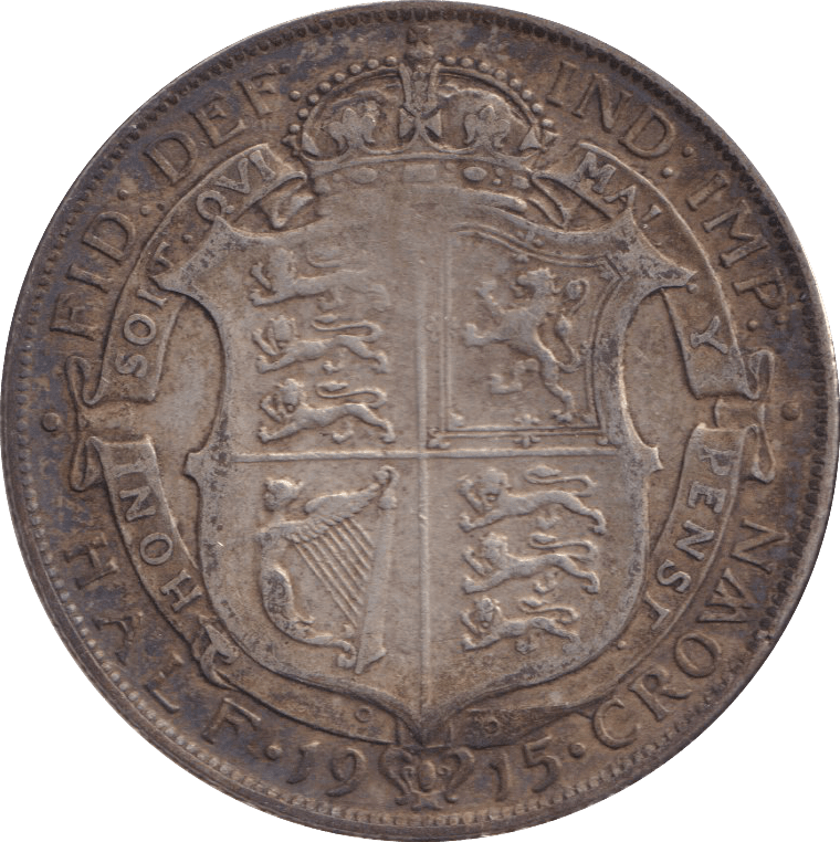 1915 HALFCROWN ( GF ) - HALFCROWN - Cambridgeshire Coins