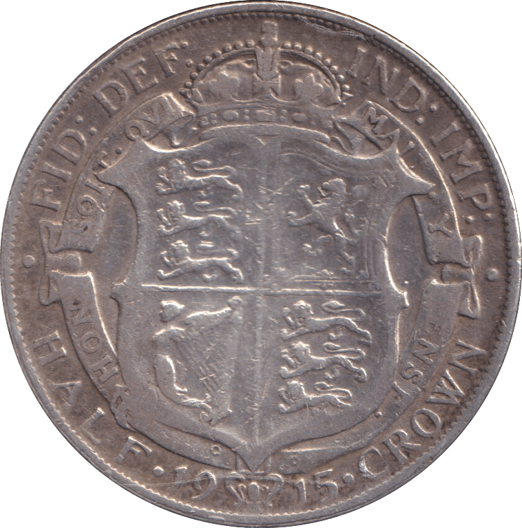 1915 HALFCROWN ( GF ) - HALFCROWN - Cambridgeshire Coins