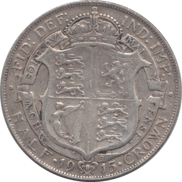 1915 HALFCROWN ( GF ) - HALFCROWN - Cambridgeshire Coins