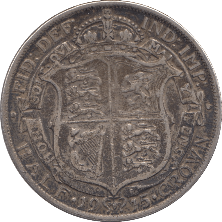1915 HALFCROWN ( GF ) - HALFCROWN - Cambridgeshire Coins