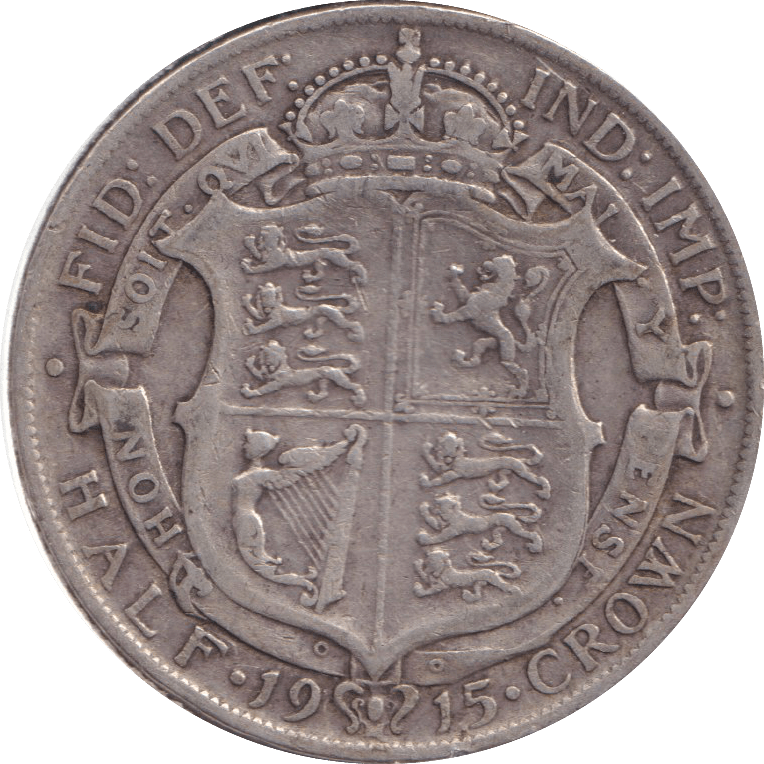 1915 HALFCROWN ( GF ) - HALFCROWN - Cambridgeshire Coins