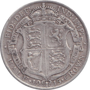 1915 HALFCROWN ( GF ) - HALFCROWN - Cambridgeshire Coins