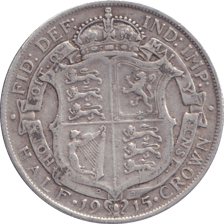 1915 HALFCROWN ( GF ) - HALFCROWN - Cambridgeshire Coins