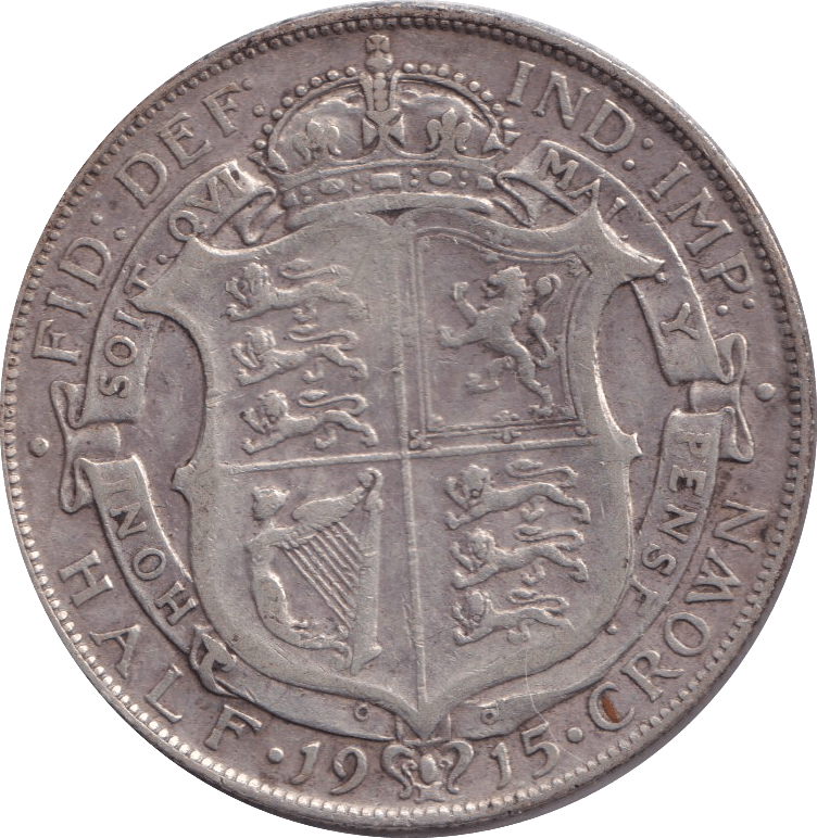 1915 HALFCROWN ( GF ) - HALFCROWN - Cambridgeshire Coins