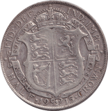 1915 HALFCROWN ( GF ) - HALFCROWN - Cambridgeshire Coins