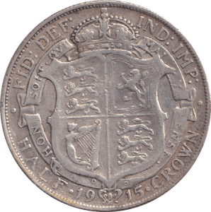 1915 HALFCROWN ( GF ) - HALFCROWN - Cambridgeshire Coins