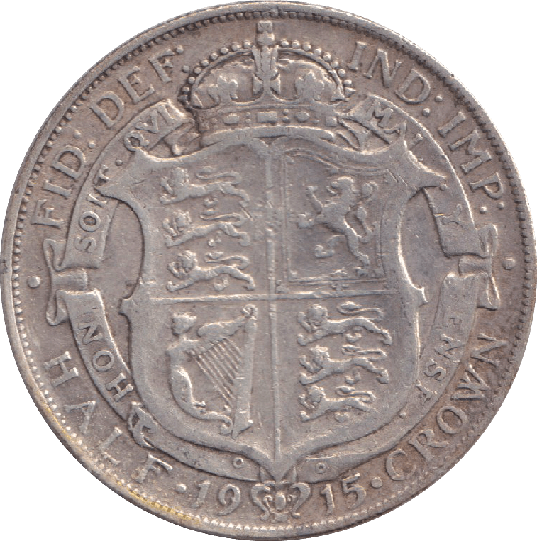 1915 HALFCROWN ( GF ) - HALFCROWN - Cambridgeshire Coins