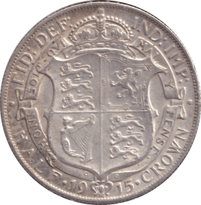 1915 HALFCROWN ( GF ) - HALFCROWN - Cambridgeshire Coins