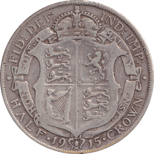 1915 HALFCROWN ( GF ) - HALFCROWN - Cambridgeshire Coins