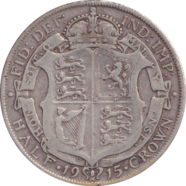 1915 HALFCROWN ( GF ) - HALFCROWN - Cambridgeshire Coins