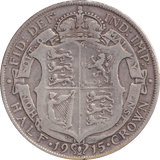 1915 HALFCROWN ( GF ) - HALFCROWN - Cambridgeshire Coins