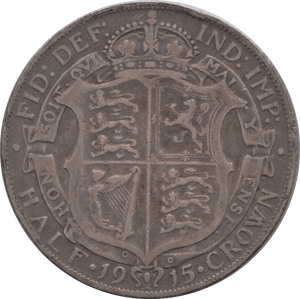 1915 HALFCROWN ( GF ) - HALFCROWN - Cambridgeshire Coins