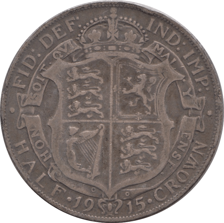 1915 HALFCROWN ( GF ) - HALFCROWN - Cambridgeshire Coins