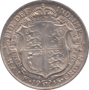 1915 HALFCROWN ( GVF ) - HALFCROWN - Cambridgeshire Coins