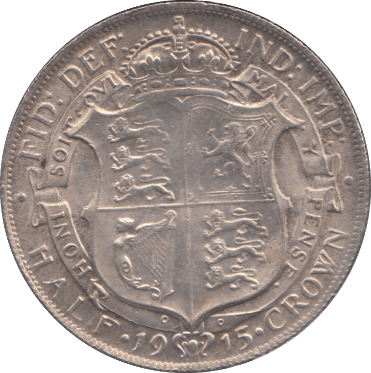 1915 HALFCROWN ( GVF ) - HALFCROWN - Cambridgeshire Coins