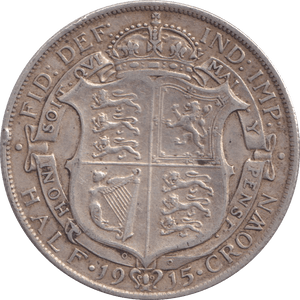 1915 HALFCROWN ( GVF ) - HALFCROWN - Cambridgeshire Coins