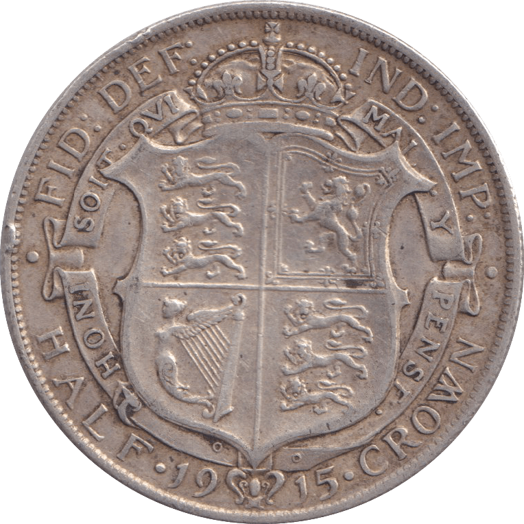 1915 HALFCROWN ( GVF ) - HALFCROWN - Cambridgeshire Coins