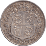 1915 HALFCROWN ( GVF ) - HALFCROWN - Cambridgeshire Coins