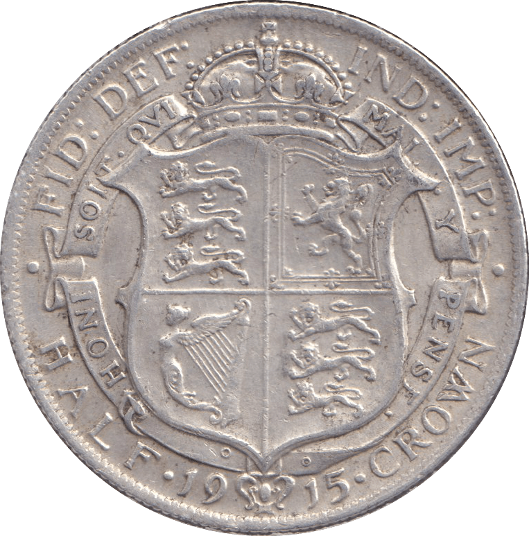 1915 HALFCROWN ( GVF ) - HALFCROWN - Cambridgeshire Coins