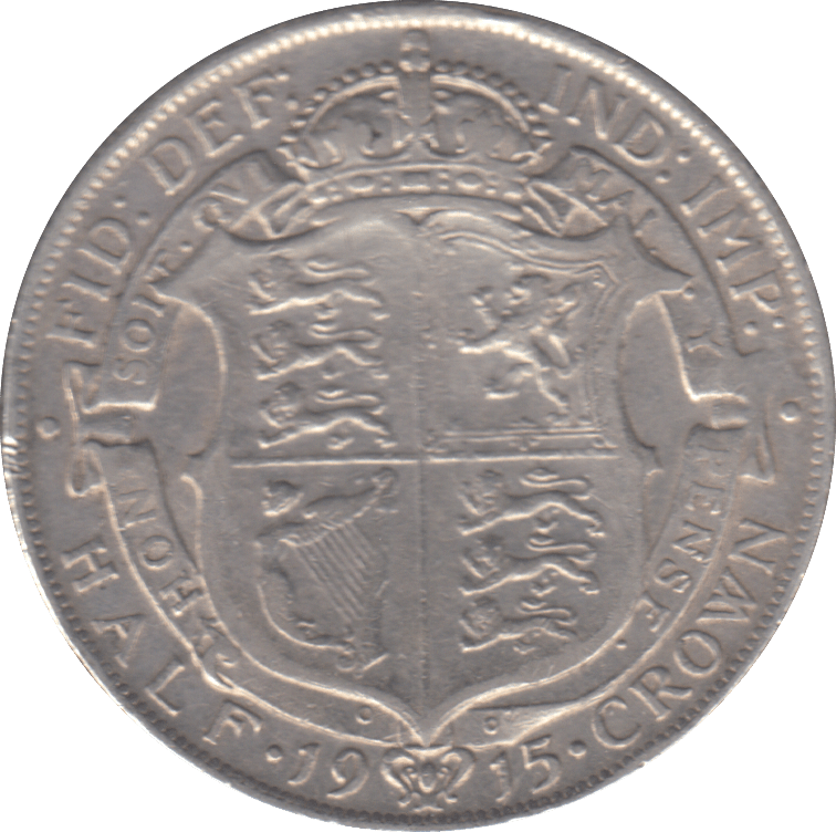 1915 HALFCROWN ( GVF ) - HALFCROWN - Cambridgeshire Coins