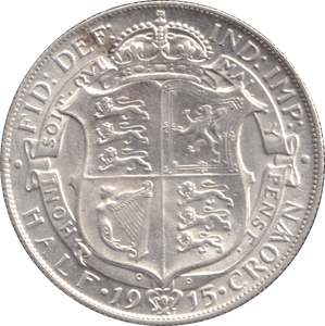 1915 HALFCROWN ( GVF ) - HALFCROWN - Cambridgeshire Coins