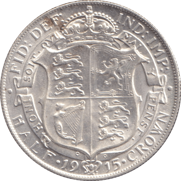 1915 HALFCROWN ( GVF ) - HALFCROWN - Cambridgeshire Coins