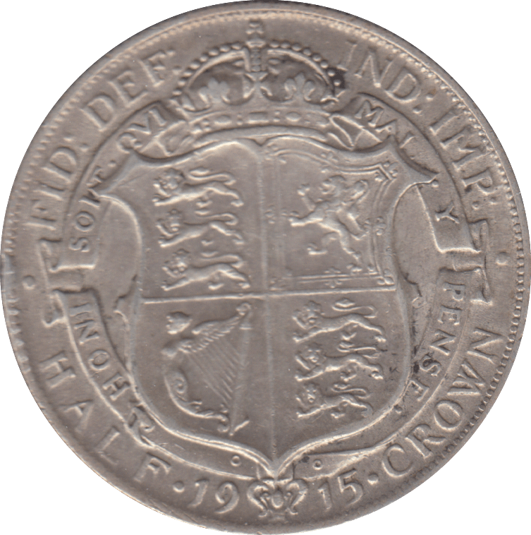 1915 HALFCROWN ( GVF ) - HALFCROWN - Cambridgeshire Coins