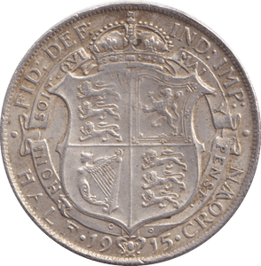 1915 HALFCROWN ( GVF ) - HALFCROWN - Cambridgeshire Coins