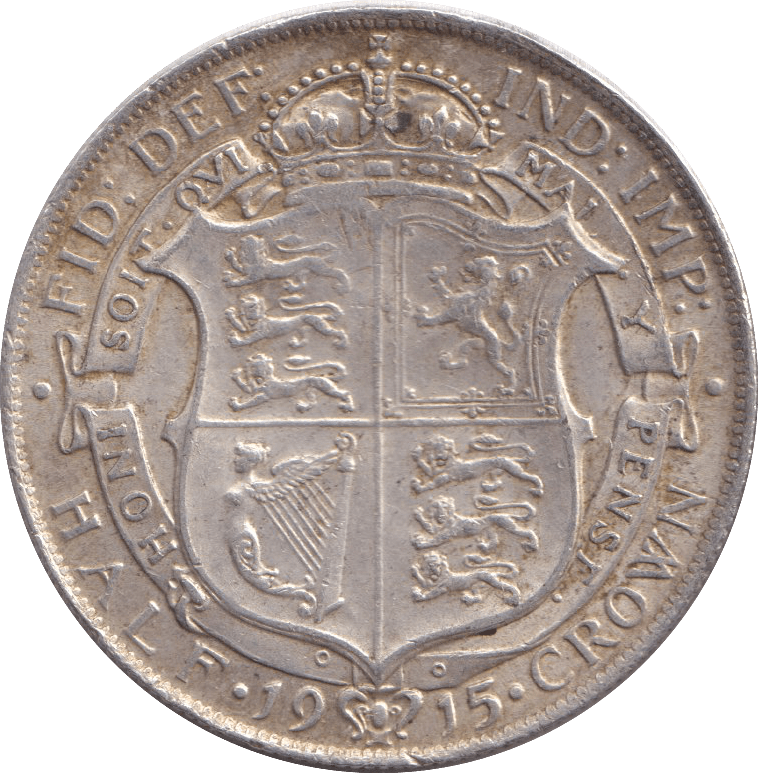 1915 HALFCROWN ( GVF ) - HALFCROWN - Cambridgeshire Coins
