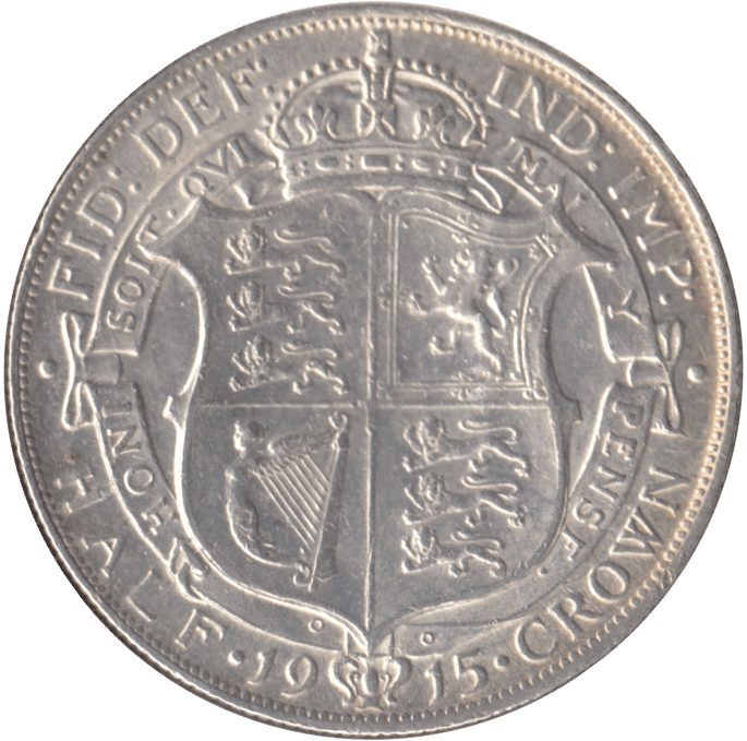 1915 HALFCROWN ( GVF ) - HALFCROWN - Cambridgeshire Coins