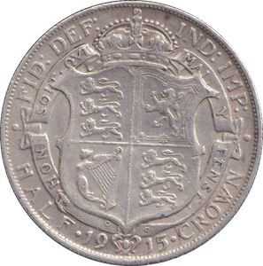 1915 HALFCROWN ( GVF ) - HALFCROWN - Cambridgeshire Coins