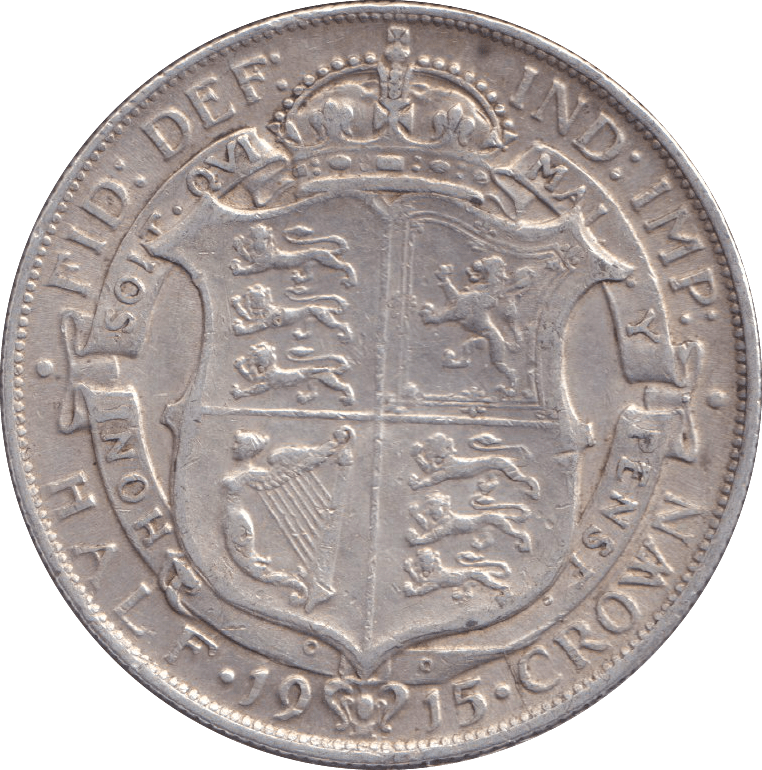 1915 HALFCROWN ( GVF ) - HALFCROWN - Cambridgeshire Coins