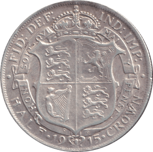 1915 HALFCROWN ( GVF ) - HALFCROWN - Cambridgeshire Coins