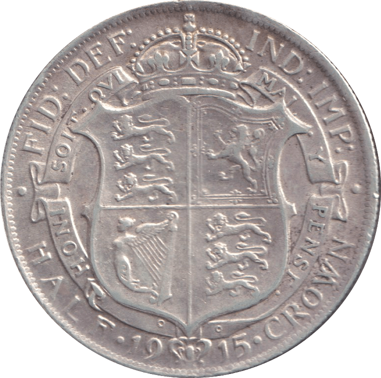 1915 HALFCROWN ( GVF ) - HALFCROWN - Cambridgeshire Coins