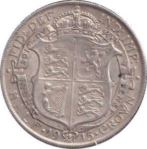 1915 HALFCROWN ( GVF ) - HALFCROWN - Cambridgeshire Coins