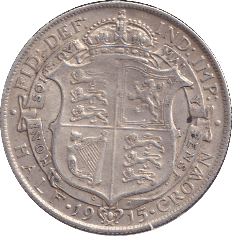 1915 HALFCROWN ( GVF ) - HALFCROWN - Cambridgeshire Coins