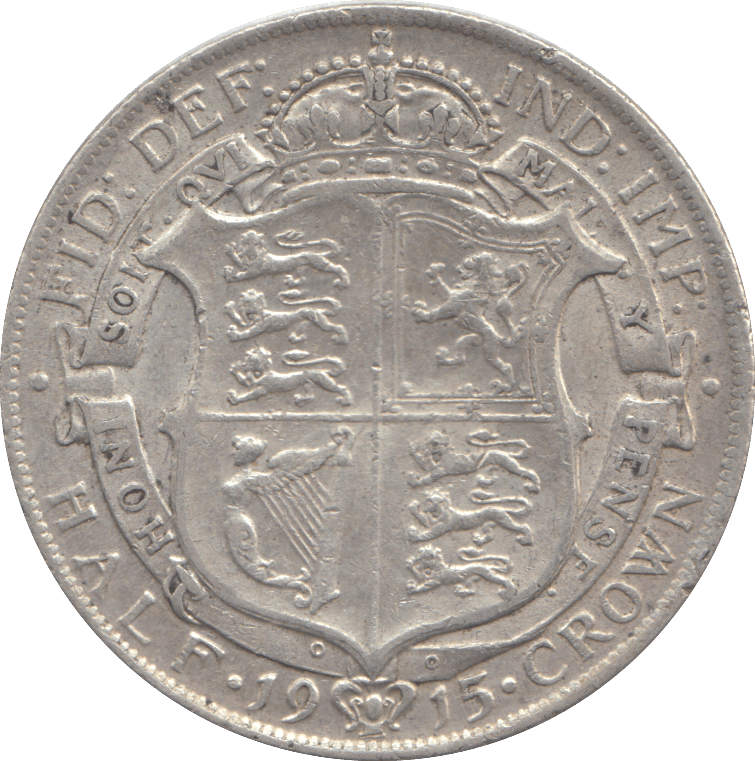 1915 HALFCROWN ( GVF ) - HALFCROWN - Cambridgeshire Coins