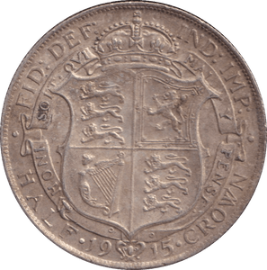1915 HALFCROWN ( GVF ) - HALFCROWN - Cambridgeshire Coins