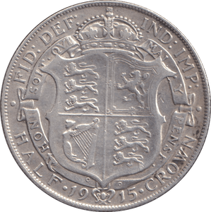 1915 HALFCROWN ( GVF ) - WORLD COINS - Cambridgeshire Coins
