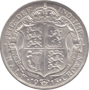 1915 HALFCROWN ( VF ) - HALFCROWN - Cambridgeshire Coins