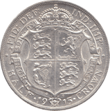 1915 HALFCROWN ( VF ) - HALFCROWN - Cambridgeshire Coins