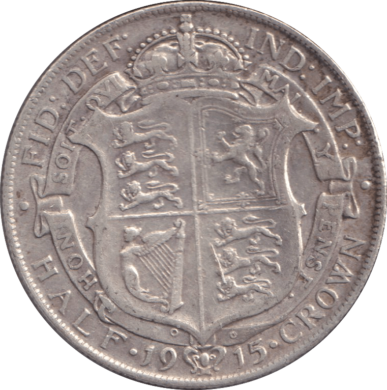 1915 HALFCROWN ( VF ) - HALFCROWN - Cambridgeshire Coins