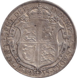 1915 HALFCROWN ( VF ) - HALFCROWN - Cambridgeshire Coins
